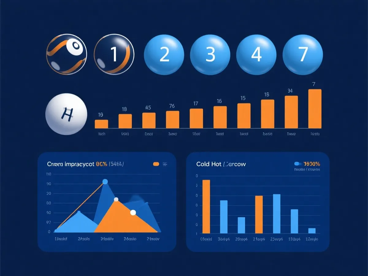 加拿大28号码频率与冷热区间示意图